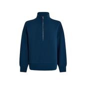 Mavis Mock Neck Sweat Sea Blue