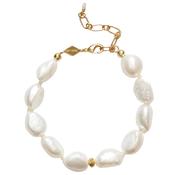 Big Stellar Pearly Bracelet Gold