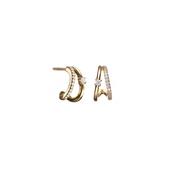 Lucia Mini Hoops Gold image