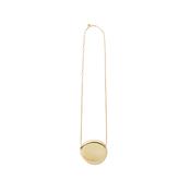 Bean Pendant Necklace Gilded Gold image