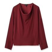 Vinnie Red Silk Blouse