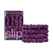 Skinny Scrunchies Set Of 4 Purple image