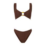 Julia Metallic Choco Bikini