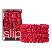 Skinny Scrunchies Set Of 4 Red image