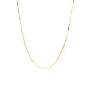 Gold Link Bar Necklace image
