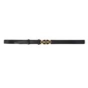 Monogram Leather Belt Black image