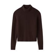 Tilly Lofty Espresso Cashmere High Neck Jumper image