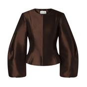 Vendela Balloon Sleeve Blouse Brown image