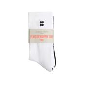 Pilates Crew Gripper Socks Blk/Wht image