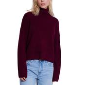 Carmen Funnel Neck Knit Burgundy