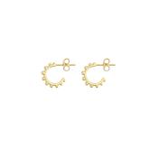 Dot Hoops Gold image