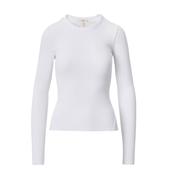 The Essential Rib Crew LS White image