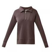 Sand Wash Half Zip Sweat Espresso