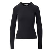 The Essential Rib Crew LS Black image