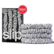 Back To Basics Skinny Scrunchies Silver image