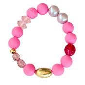 Honey Bunny Pink Crystal Gold image