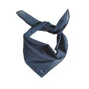 Pinstriped Navy Scarf