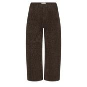 The Bow Crop Jean Flocked Sandcat image
