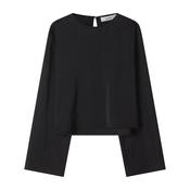 Mirai Black Satin Blouse image