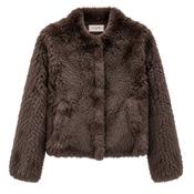 Mocha Knitted Rex Jacket image