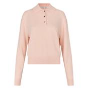 Longo Knit LS Collar Pink image
