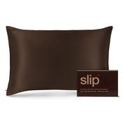 Queen Silk Pillowcase Chocolate image
