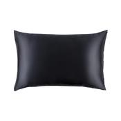 Queen Silk Pillowcase Black image
