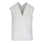 Gathered Cap SLV Blouse Off White image