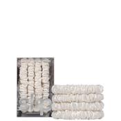 Skinny Scrunchies- Set of 4 White image