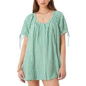 Farley Gingham Tunic Green image