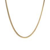 Silique Herringbone Chain Gold