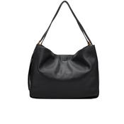 River Tote Black Leather image