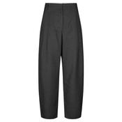Vienne Barrel Trousers Dark Grey Melange image