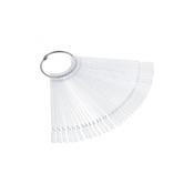 Clear nail display palette transparent SQUARE – 50 tips