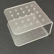 Nail drill bits stand transparent