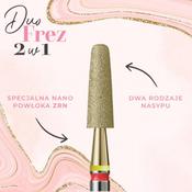 Drill bit in the shape of a rounded cone with 2w1 SOFT DuoFrez IQNAILS 21
