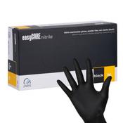 Disposable nitrile gloves diagnostic and protective Easycare nitrile Black size M black 100 pcs image