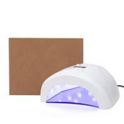 Nail lamp dual UV/LED 1s for hybrid varnishes, gels and acrylic gels No Name 48W white image