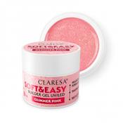 Claresa SOFT&amp;EASY builder gel Glimmer pink 45g image