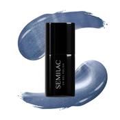 665 Blueberry Gloss Cat Eye Hybrid Nail Polish Semilac 7ml image