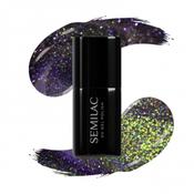 825 Cyber Violet Cat Eye Hybrid Nail Polish Semilac 7ml image