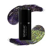 825 Cyber Violet Cat Eye Hybrid Nail Polish Semilac 7ml image