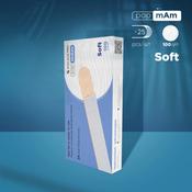 Staleks Disposable white files papmAm on soft foam layer and on a wooden base EXPERT 20 (25 pcs)