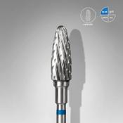 Staleks Carbide nail drill bit (15) corn red EXPERT head diameter 5 mm / working part 13 mm image