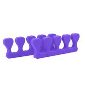 Foam toe separators, purple, 2 pcs