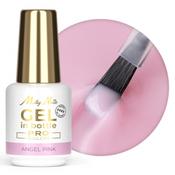 Gel in Bottle with Brush Molly Nails Pro Salon Angel Pink HEMA/Di-HEMA Free 15g image