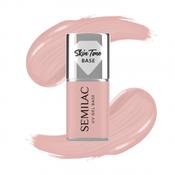 Semilac Skin Tone Cover Base Pale Beige 7ml image