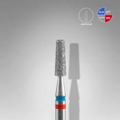 Staleks Diamond nail drill bit (23) DUO cone red-blue EXPERT head diameter 2,5 mm / working part 8 mm image