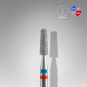 Staleks Diamond nail drill bit (23) DUO cone red-blue EXPERT head diameter 2,5 mm / working part 8 mm image
