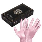Beaute Luxe Nitrile Disposable Diagnostic &amp; Protective Gloves – Pearl, Size M, 50 pcs